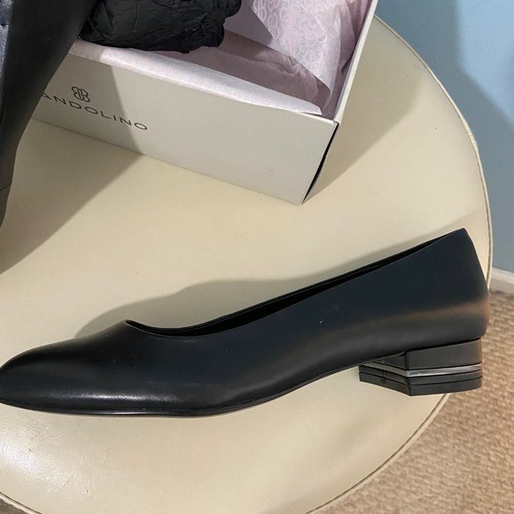 Bandolino Shoes - NIB Bandolino Low-Heel Lorya Leather Pumps
